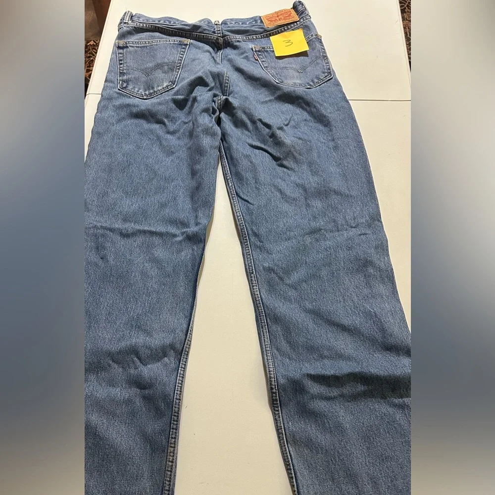 Men’s Levi’s 550 Jeans, dark stone wash, relaxed fit, 36x34.  MULTIPLE PAIRS!